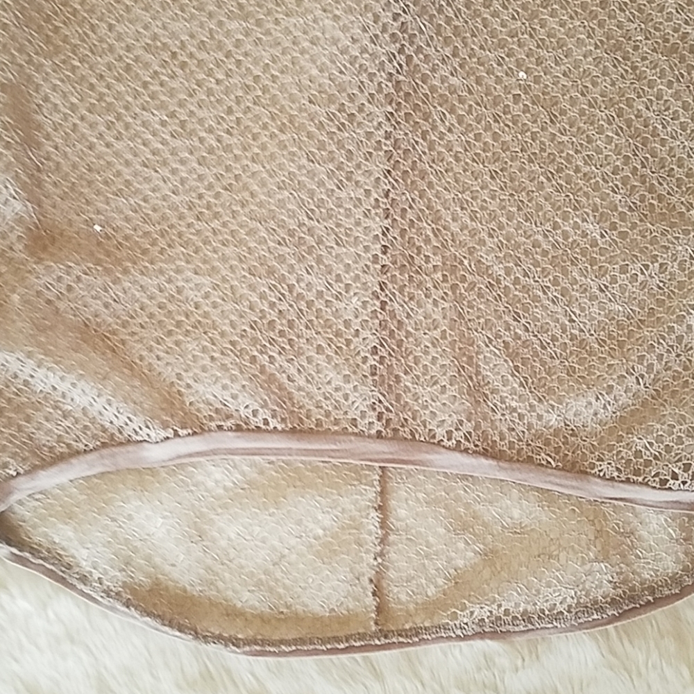 Hi low taupe sequin knit - Picture 5 of 5